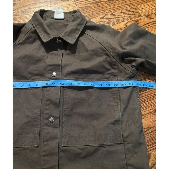 North Face | Berkeley Utility Jacket Dark Green/Gray Women's Sz L NF0A4AG9 - Picture 7 of 9